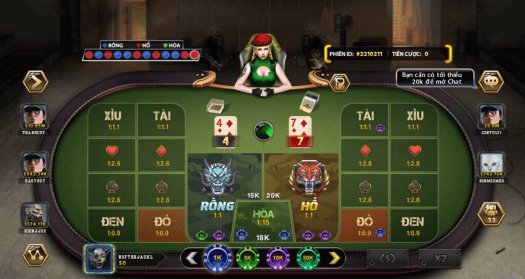 Quản lý vốn mẹo chơi Rồng Hổ hiệu quả 