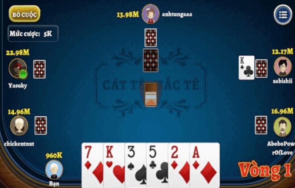 Cách chơi bài Catte - đánh bài