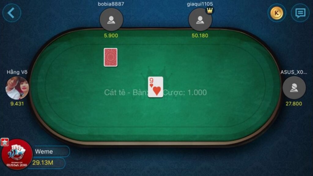 Cách chơi bài Catte - luật chơi