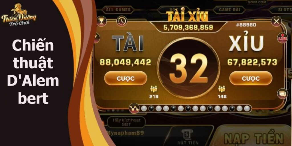 Chiến thuật D'Alembert tại TDTC
