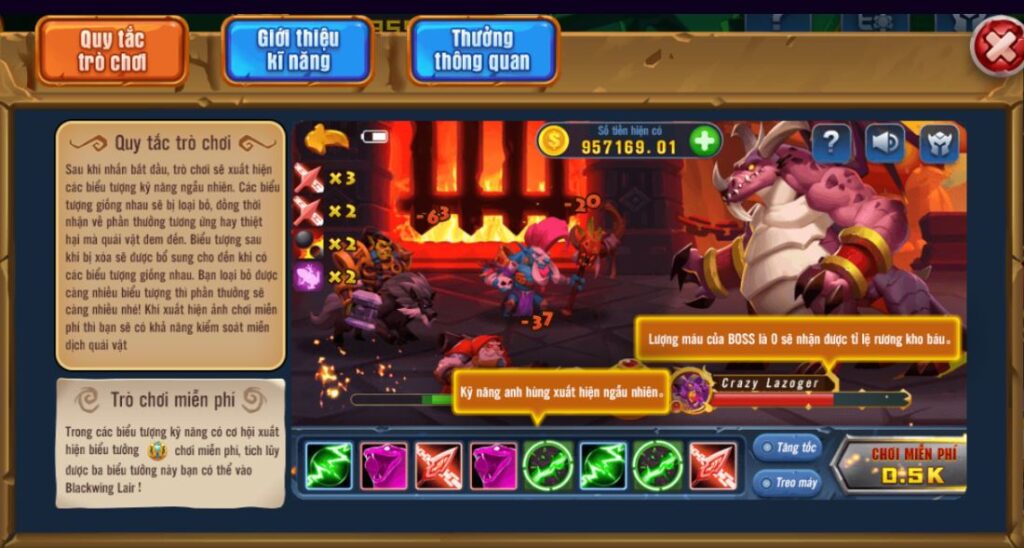 Mẹo chơi Ma thú Wow - luật chơi