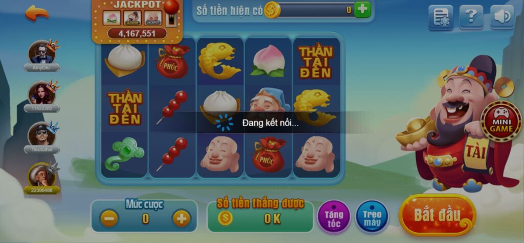 Nổ hũ Thần tài đến - bàn cược
