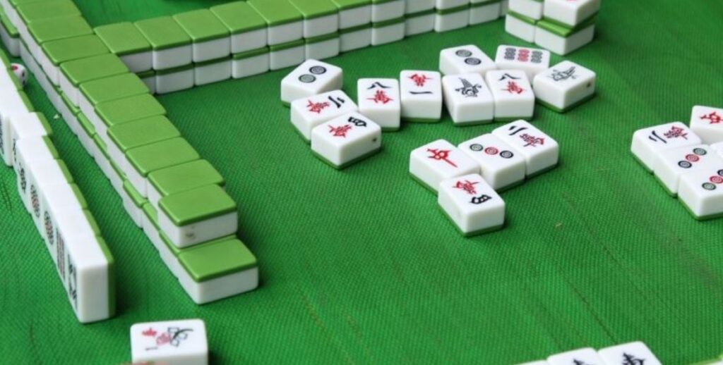 cách chơi bài mạt chược - bàn chơi