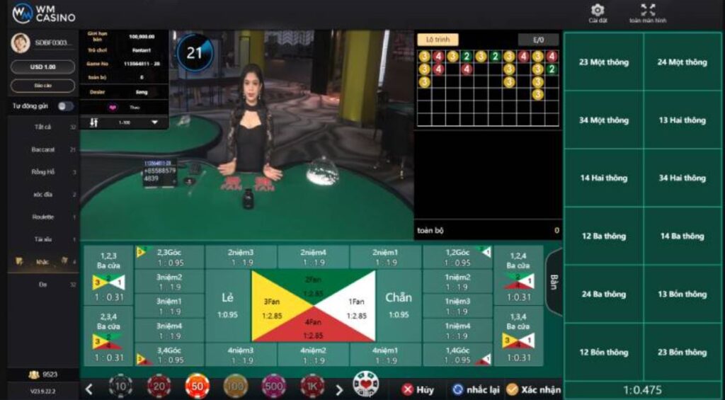 cách đặt cược Fantan hiệu quả