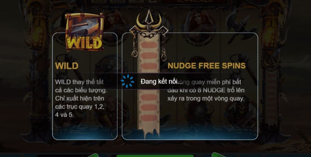 nổ hũ Barbarian Nudge - tính năng wild