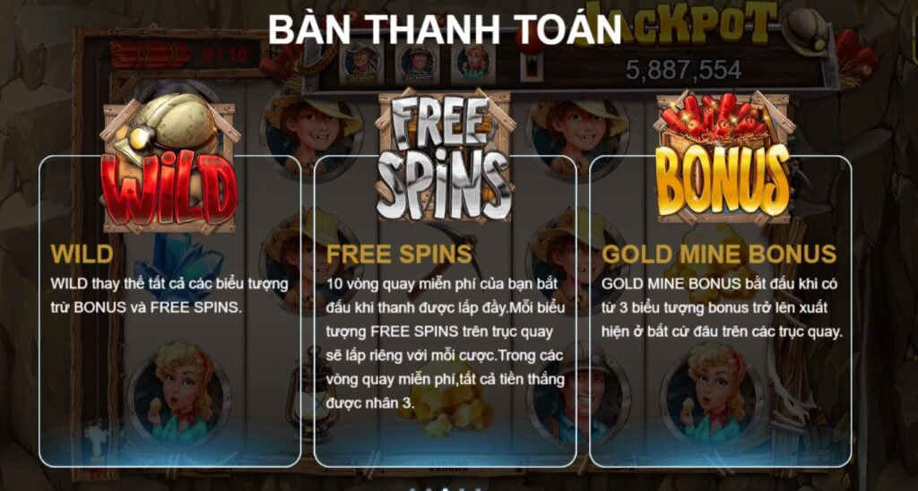 nổ hũ Gold Country - tính năng