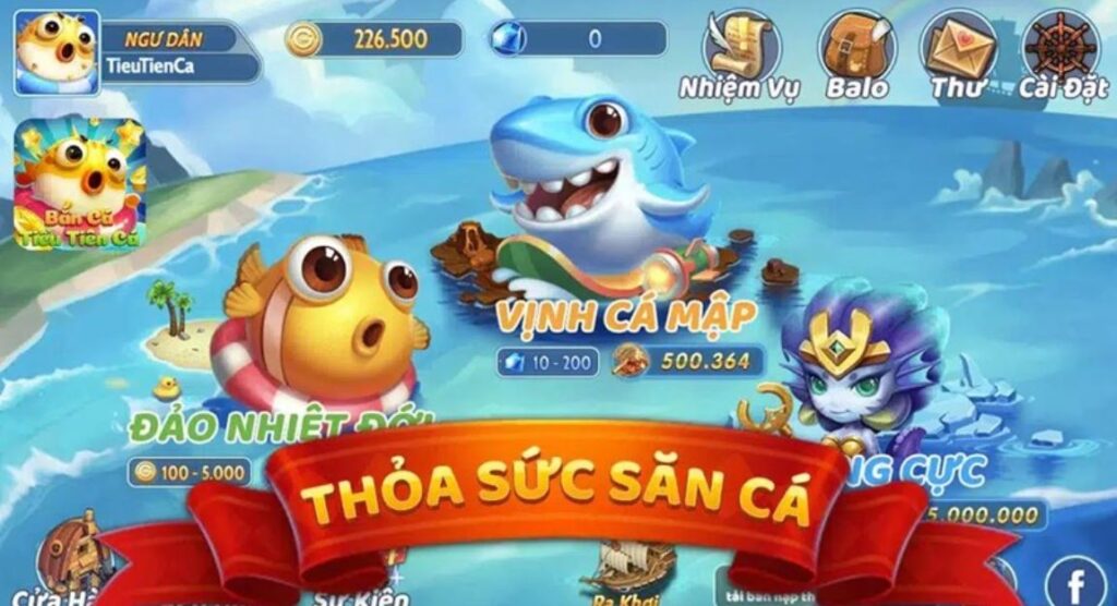 game Bắn cá Tiểu tiên cá