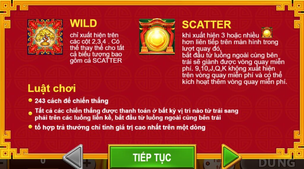 tính năng Nhiều tài nhiều phúc