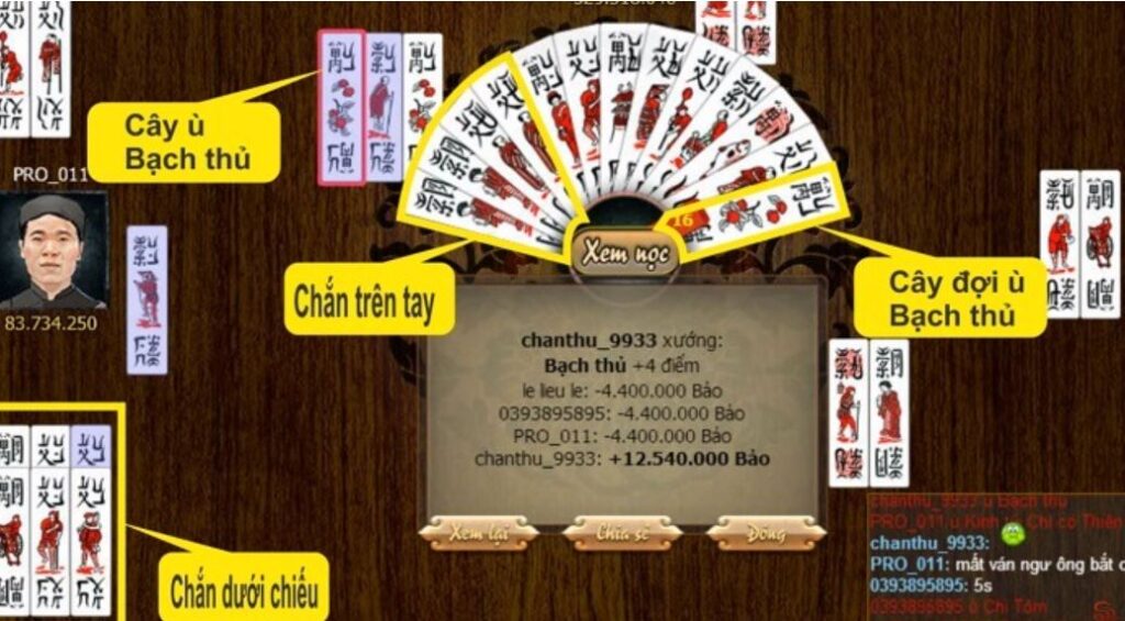 cách xướng ù chắn